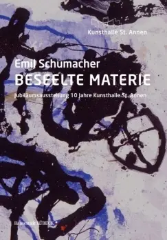 Katalog Cover mit blau-grauem Einband, schwarzen Linien und weißer Schrift
